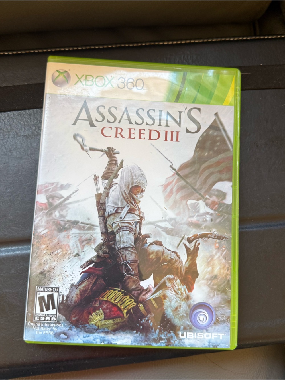Assassin's Creed III Xbox 360 - Green Case